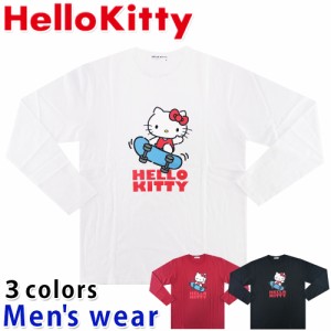 ★メール便送料無料★ キティちゃん 長袖 Tシャツ メンズ HK1233-529A ハロー キティ サンリオ グッズ 猫