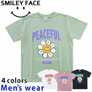 ★メール便送料無料★ スマイル ニコちゃん 半袖 Tシャツ 12425016 メンズ スマイリー SMILE グッズ