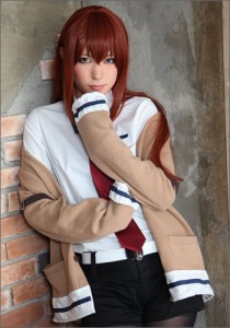 STEINS GATE 牧瀬 紅莉栖 風 ウィッグ　キャラウィッグ　コスプレウィッグ　フルウィッグ　コスプレ　耐熱