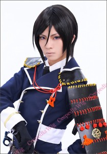 刀剣乱舞 薬研藤四郎 風 ウィッグ　キャラウィッグ　コスプレウィッグ　フルウィッグ　コスプレ　耐熱