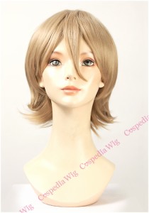 【即納】アレンジショート　ライトベージュ　ショート コスプレウィッグ コスプレ ウィッグ wig コスウィッグ 耐熱 ハロウィン