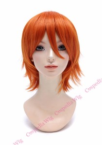 【即納】アレンジショート　スパニッシュオレンジ　ショート コスプレウィッグ コスプレ ウィッグ wig コスウィッグ 耐熱