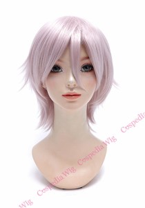 【即納】アレンジショート　ピンクホワイト　ショート コスプレウィッグ コスプレ ウィッグ wig コスウィッグ 耐熱