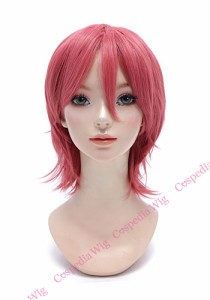 【即納】アレンジショート　ローズピンク　ショート コスプレウィッグ コスプレ ウィッグ wig コスウィッグ 耐熱