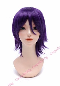 【即納】アレンジショート　バイオレット　ショート コスプレウィッグ コスプレ ウィッグ wig コスウィッグ 耐熱