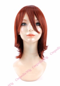 【即納】ショートボブ　チョコレートレンガ　ショート ボブ コスプレウィッグ コスプレ ウィッグ wig コスウィッグ 耐熱 ハロウィン