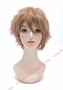 【即納】ツンツンショート　マロン　ショート コスプレウィッグ コスプレ ウィッグ wig コスウィッグ 耐熱 ハロウィン プチ仮装