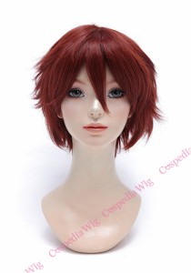 【即納】ツンツンショート　チョコレートレンガ　ショート コスプレウィッグ コスプレ ウィッグ wig コスウィッグ 耐熱 ハロウィン