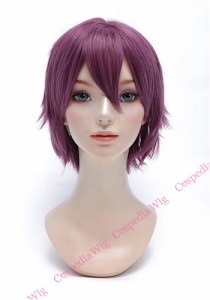 【即納】ツンツンショート　パープルライラック　ショート コスプレウィッグ コスプレ ウィッグ wig コスウィッグ 耐熱 ハロウィン