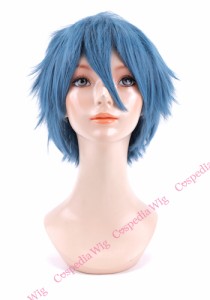 【即納】ツンツンショート　オールドブルー　ショート コスプレウィッグ コスプレ ウィッグ wig コスウィッグ 耐熱 ハロウィン