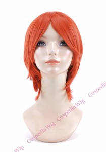 【即納】シンプルショート　ラッカーレッド　ショート コスプレウィッグ コスプレ ウィッグ wig コスウィッグ 耐熱 ハロウィン