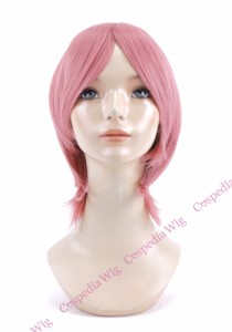 【即納】シンプルショート　ピンク　ショート コスプレウィッグ コスプレ ウィッグ wig コスウィッグ 耐熱 ハロウィン