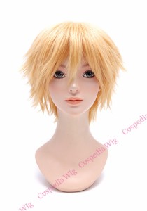 【即納】レイヤーショート　カドミウムオレンジ　ショート コスプレウィッグ コスプレ ウィッグ wig コスウィッグ 耐熱 ハロウィン