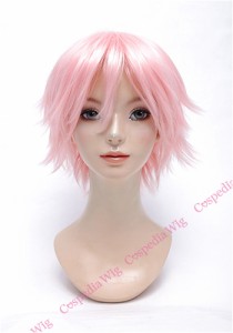 【即納】レイヤーショート　ピーチ　ショート コスプレウィッグ コスプレ ウィッグ wig コスウィッグ 耐熱 ハロウィン