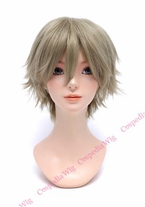 【即納】レイヤーショート　モスグリーン　ショート コスプレウィッグ コスプレ ウィッグ wig コスウィッグ 耐熱 ハロウィン