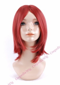 【即納】シンプルボブ　カーマイン　ボブ コスプレウィッグ コスプレ ウィッグ wig コスウィッグ 耐熱 ハロウィン