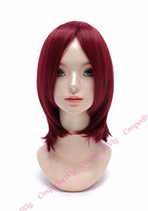 【即納】シンプルボブ　ボルドー　ボブ コスプレウィッグ コスプレ ウィッグ wig コスウィッグ 耐熱 ハロウィン