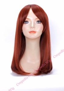 【即納】ミディアム(50cm)　チョコレートレンガ　コスプレウィッグ コスプレ ウィッグ wig コスウィッグ 耐熱 ハロウィン