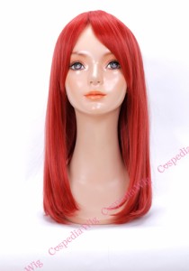 【即納】ミディアム(50cm)　カーマイン　コスプレウィッグ コスプレ ウィッグ wig コスウィッグ 耐熱 ハロウィン