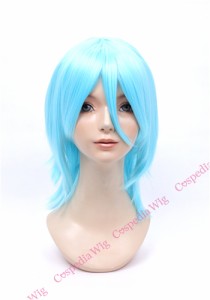 【即納】ウルフレイヤー　シャレイブルー　ウルフ コスプレウィッグ コスプレ ウィッグ wig コスウィッグ 耐熱 ハロウィン