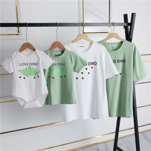 親子 ペアルック ｔシャツ ペア 白 灰色 緑 夏服 親子コーデ 赤ちゃん 親子 ペアｔシャツ 半袖 コーデ 夏 家族 お揃い tシャツ ブランド 