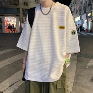 tシャツ 半袖 メンズ ブランド 大きいサイズ シンプル カジュアル 大きい 吸汗速乾 u首 ゆったり 韓国 高校生 Tシャツ ファッション ビッ