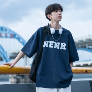 tシャツ 半袖 メンズ ブランド 綿100% 厚手 ヘビーオンス シンプル カジュアル 大きい 吸汗速乾 u首 ゆったり 韓国 高校生 ファッション 