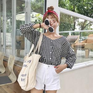 ギンガム チェック シャツ コーデ レディースの通販 Au Pay マーケット