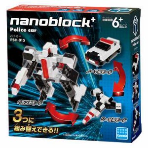 ナノブロックプラス PBH-015 パトカー nanoblock+ nanoブロック おもちゃ 知育玩具