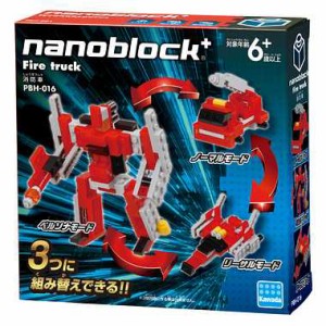 ナノブロックプラス PBH-016 消防車 nanoblock+ nanoブロック おもちゃ 知育玩具