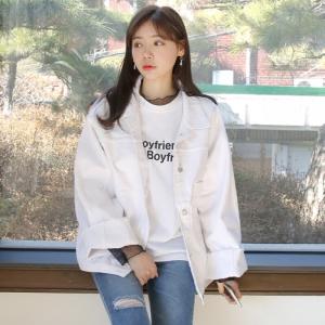 メンズライクデニムジャケット カジュアル Gジャン ホワイト ブラック レディース 大きいサイズ 代 30代 40代 女子会 アウトドア 旅行の通販はau Wowma ワウマ ｄｊ ｆｒｅａｋ 商品ロットナンバー