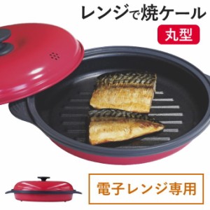 電子レンジ 調理器具 電子レンジ用調理器 丸型 レンジ 魚 が 焼ける 食洗機 調理 魚焼き 焼き魚 電子レンジ調理器 レンジで焼ケール 時短