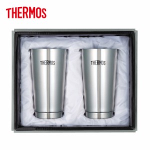 THERMOS サーモス 真空断熱タンブラー 2個セット JMO-GP2  保冷保温 結露しない ステンレスタンブラーセット ギフト ビールグラス ギフト