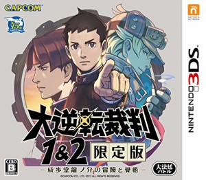 大逆転裁判1&2 成歩堂龍ノ介の冒險と覺悟《特典・付属品無し》Nintendo 3DS【中古】