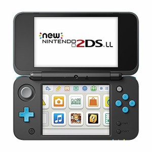 New Nintendo 2DS LL（ブラック×ターコイズ）《メーカー生産終了》【中古】