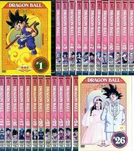 DRAGON BALL ドラゴンボール   全26巻《 DVD／レンタル落ち／ケース無し 》 【中古】