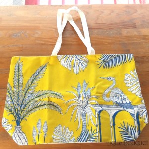 クラランス モロッカンガーデン イエロー トートバッグ CLARINS MAROCCAN GARDEN YELLOW TOTE BAG [ノベルティ]