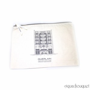 ゲラン 薄型 コットンポーチ （ベージュ） GUERLAIN THIN COTTON POUCH BEIGE [ノベルティ] 化粧 ブランド