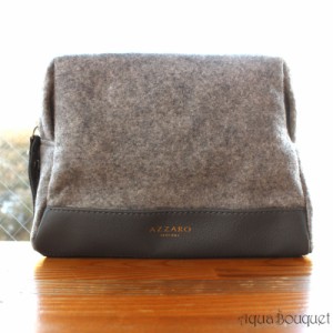 アザロ トラベル キルト ポーチ グレー AZZARO TRAVEL QUILT POUCH GRAY [ノベルティ] 化粧 ブランド