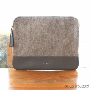 アザロ タブレット キルト ポーチ グレー AZZARO TABLET QUILT POUCH GRAY [ノベルティ] 化粧 ブランド