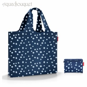 ライゼンタール ミニマキシ ビーチバッグ スポット ネイビー REISENTHEL MINI MAXI BEACHBAG SPOTS NAVY [4012013709234]