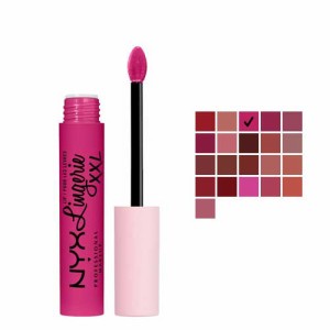 ニックス リップランジェリー XXL マット リキッドリップスティック ピンク ヒット (PINK HIT) 4ml NYX LIP LINGERIE XXL MATTE LIQUID L