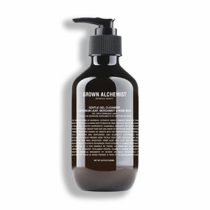 グロウン アルケミスト ゼラニウム リーフ ベルガモット & ローズ バッド ジェントル ジェル フェイシャルクレンザー 200ml GROWN ALCHEM