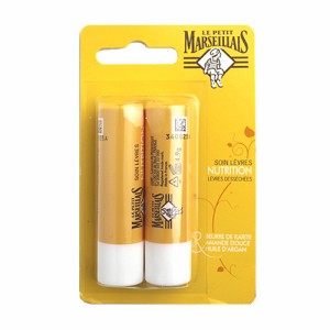 ル プティ マルセイユ リップクリーム 2本×4.9g LE PETIT MARSEILLAIS NUTRITION LIP BALM [3F-L4]