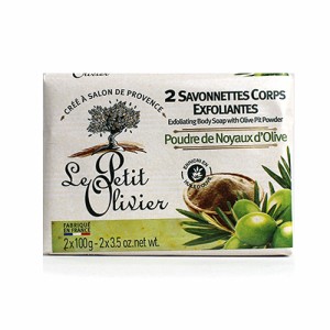 ル プティ オリヴィエ エクスフォリエーティング オリーブピットパウダー ソープ 100g x 2個 LE PETIT OLIVIER EXFOLIATING SOAP OLIVE P