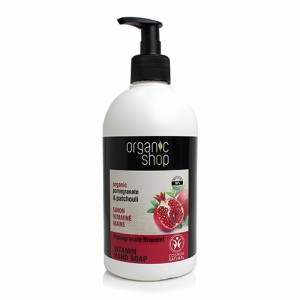 オーガニックショップ ハンドソープ オーガニック ポメグラネート ＆ パチョリ 500ml ORGANIC SHOP HAND SOAP POMEGRANATE ＆ PATCHOULI