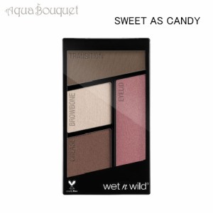 ウェットアンドワイルド カラー アイコン アイシャドウ クワッド スィート アズ キャンディー  ( SWEET AS CANDY )  WET N WILD COLOR IC