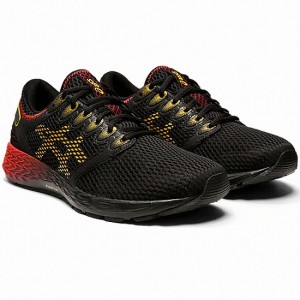 アシックス ランニングシューズ スニーカー メンズ ロードホークFF2 ROADHAWK FF 2 asics 1011A590 ブラック/リッチゴールド