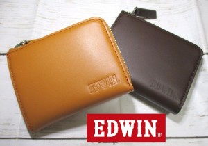 SALE 50%OFF 財布 メンズ 小銭入れ コインケース L字ラウンド エドウィン EDWIN 本革 しっかりしたレザーのベーシックデザイン