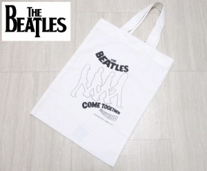 ビートルズ THE BEATLES レディース メンズ トート バッグ A4 布 キャンバス コットン ホワイト 白 公式 正規品 19 30%OFF